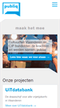 Mobile Screenshot of cultuurnet.be
